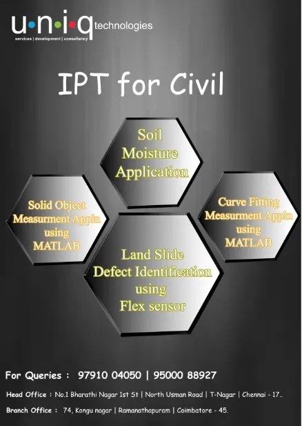 Civil Inplant Training Flyer