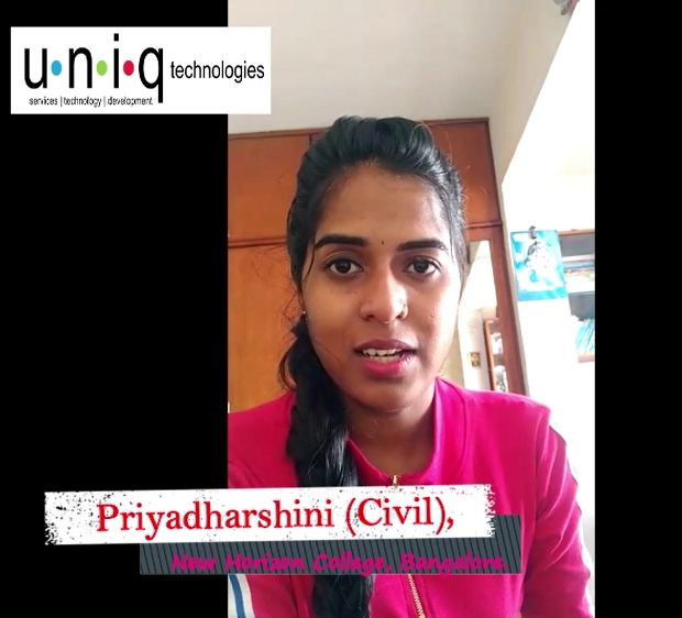 Internship in Bangalore – Priyadharshini Feedback