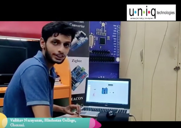 Arduino Internship in Chennai – Vaibhav Narayanan Feedback